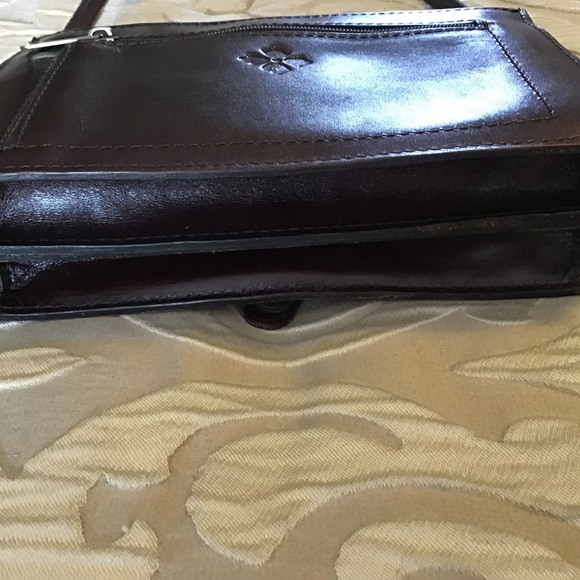 Patricia Nash Leopard Print and Brown Leather Women's Bag - Picture 5 of 10